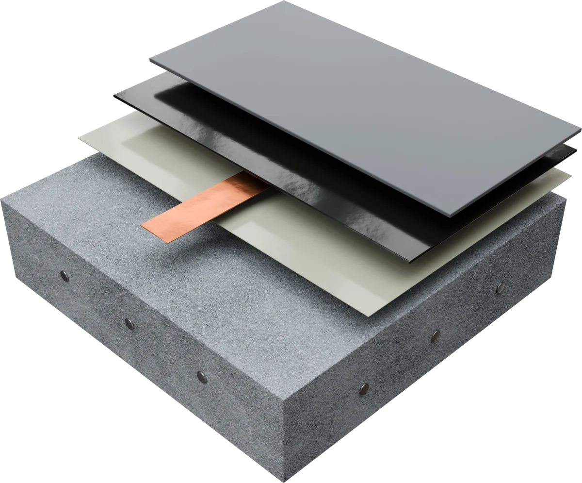 LINCRETE® AS — схема слоёв